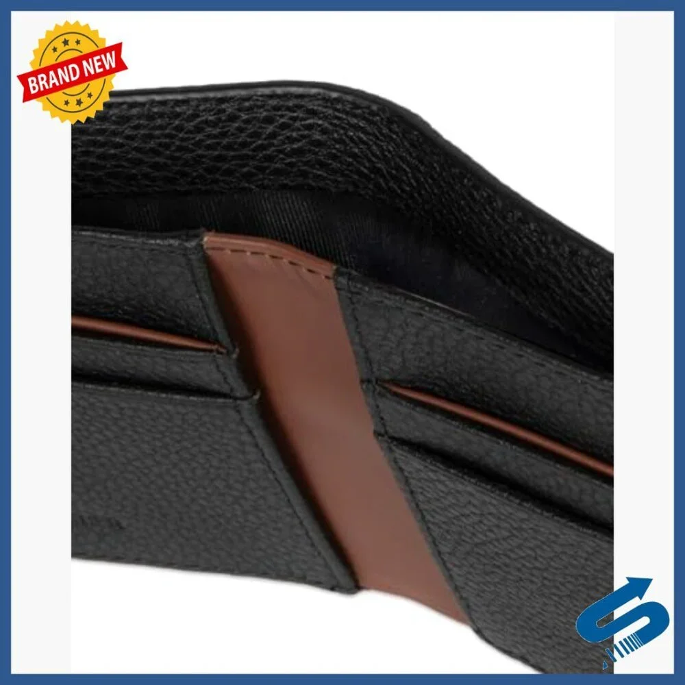Genuine Leather Slimfold RFID Wallet with Multiple Card Slots